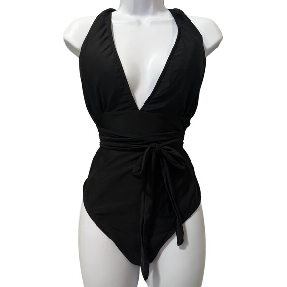 NWOT Women's Black Sexy Maternity One Piece Swimsuit Size XL - Picture 5 of 10